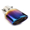 Car Muffler Stainless Steel Blue Rear Exhaust Pipe Tip
