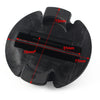 Polaris General 4 1000, RZR 4 XP 1000, S 1000 (2016-2023) - 4pcs Floor Drain Plug