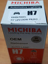 H7 Halogen Headlight PX26D 12V 100W Bulb Michiba 2 x