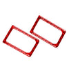 Nissan GTR R35 Red Interior Door Lock Pins Frame Cover Trim (2008-2020)