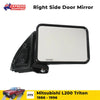 Side Door Mirror Rear View RH Fits Mitsubishi L200 Triton MF Pickup 1986-96 D05