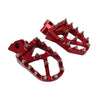 Honda CR50 CR125R CR250R (1995-2001) 2 x Rests Pedals Red CNC Foot Pegs