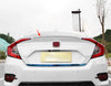 Honda Civic Sedan 4DR Pearl White Rear Trunk Spoiler (2016-2021)
