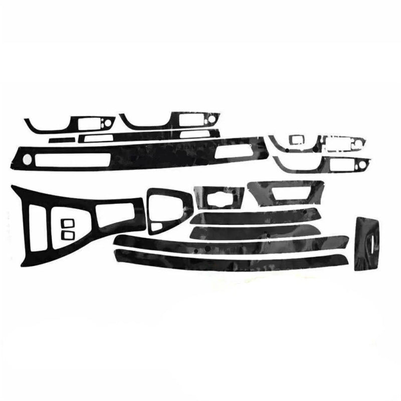 Wrap Trim /1 Set/ Car Interior Decal Stickers Gloss Black