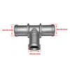 Cooling Water Hoses - Compatible with Various Models 2 x 3/4" Hose Connector Tee