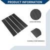 Ford F-150 (2004-2014) Black Carbon Fiber 4 Pcs Car Pillar Window Trim Covers