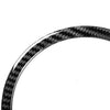 Fiat 500 Black Carbon Fiber Interior Door Handle Trim Cover (2012-2015)
