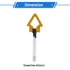 Toyota Avanza Front Triangle Tow Hooks Folding Screw-on Tow Hook