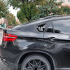 BMW X6 Gloss Black / Rear Side Window Louver Vent Cover Trim (2008–2014)