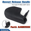 Audi TT MK2 2007-2014 Black Bonnet Release Handle (2007-2014)