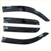 Set of four glossy black vinyl window monsoons weather shields for gwm cannon 2019 plus models