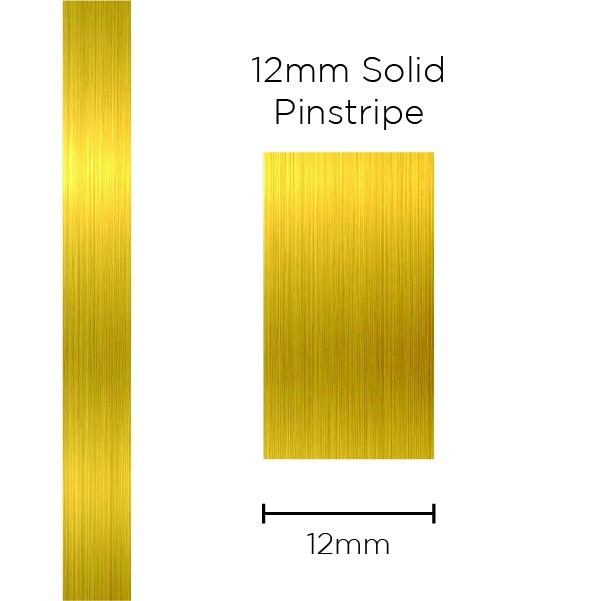 Saas Pinstripe Solid Gold 12mm x 10m 11406