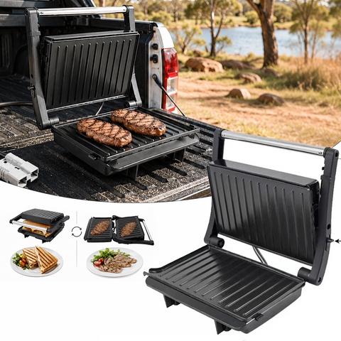 Rockarmor 12V Sandwich Grill Press with Anderson Plug