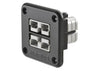 Narva Connector Dual 50A Flush Mount 81112BL