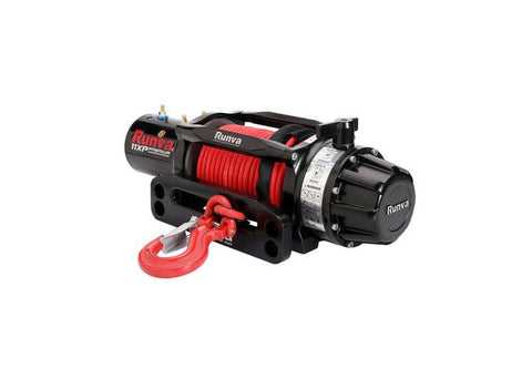 Runva 11XP Premium 4X4 Winch Red 12V 11000lb W/Synthetic