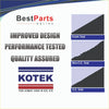 Kotek seal kit power steering rack and pinion for dodge ram 1500 with three improved seal types including kotek and non-o.e