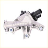 Silver aluminum secondary air injection check valve with black connectors and mounting hardware for tundra sequoia gx460