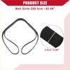 Black 2.5cm wide serpentine belt strap with smooth surface and rounded edges for Toyota Avalon 2005-2008