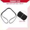 Black rubber serpentine belt with smooth uniform surface for Toyota Tacoma 4Runner 2005-2023