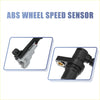 Set of 2 black abs wheel speed sensors with white connector and gold contacts for toyota tundra 2000-2006