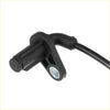 Black plastic rear abs wheel speed sensor with flexible corrugated cable for toyota venza 2009-2015 set of 2