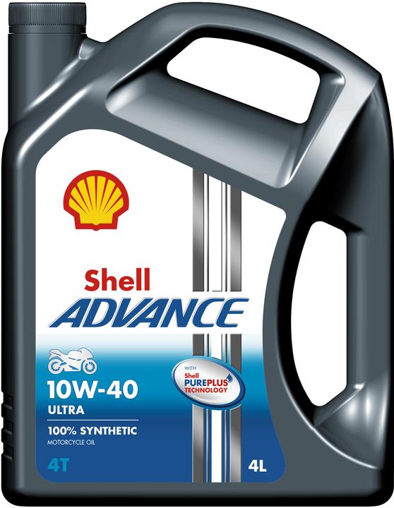 Shell Advance 4T Ultra 10W40 Oil SN/MA2 4L