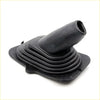 Black rubber shift boot cover with ribbed design and flared opening for toyota hilux kun15 25 26 ggn25 2005-2015