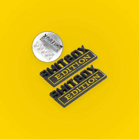 Shitbox Edition Emblem Decal Stickers for Ford Chevy Cars Trucks 00-23