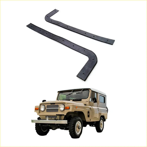 Black rubberized side fender weatherstrip for vintage nissan datsun patrol g60 jeep 2dr off-road use