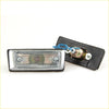 Silver-framed rectangular side marker light clear lens with filament bulb for toyota hilux 1972-1978