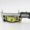 Metallic gold-toned electromagnetic relay with yellow wire for side marker lights x2 mazda b1600 b1800 1971-1979