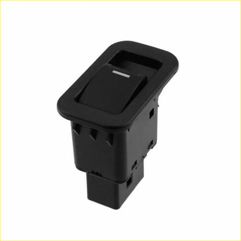 Black plastic single window toggle switch with light and rectangular lever for ford territory sx sy sz