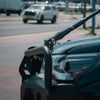 Slotted Stainless Steel Folding Antenna Bracket Black