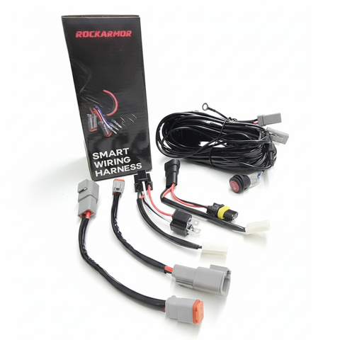 Rockarmor Spotlight Wiring Harness — Dual Output
