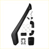 Black plastic roof-mounted snorkel kit with fittings and hardware for gwm cannon 2019-2024 model