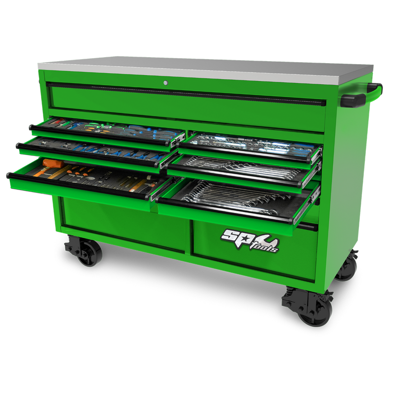 SP Tools 59in. 465Pc 13 Drawer USA Sumo Rollcab Power