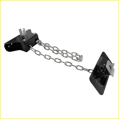 Black metal chain link with two rectangular end plates for spare wheel tyre winch winder assy fit for ford ranger mazda bt50 nissan navara