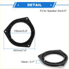 Black plastic speaker spacer ring for toyota echo 6.5 inch speakers with pre-drilled holes for easy mounting