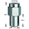 Speco Wheel Nut Set 1/2" 4 Pack WN202