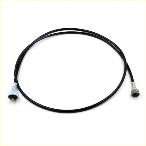 Black rubber-coated speedo cable with metallic connectors for Nissan Datsun 520 620 720 1960-1970 models