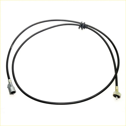 Black rubber-coated speedometer drive cable with metallic connectors for Toyota Hilux LN50 LN51 LN56 LN57 YN56 YN58