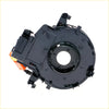 Back side of black plastic airbag tensioner assembly with orange connector for spiral cable clock spring toyota hilux 2005 2016