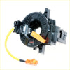 Black plastic airbag deployment sensor with yellow cable and orange connector for toyota hilux spiral cable clock spring