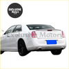 White chrysler 300 sedan with black alloy wheels shown from the back with a rear spoiler lip for 2012-2018 models