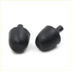 Black rubber car tire valve caps included in spring bumper upper set for mazda familia 1000 1200 1967-1977