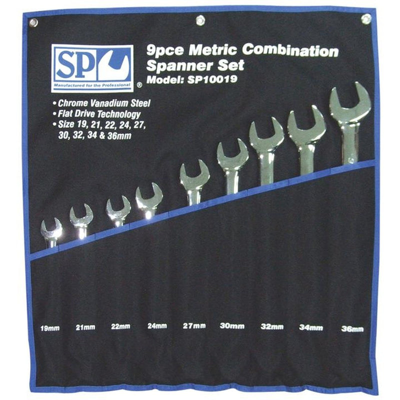 SP Tools Spanner Set Jumbo Roe Metric 9Pc