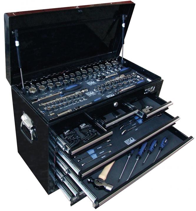 SP Tools Custom Series Tool Kit 134 Pc Metric/SAE 2 Dr