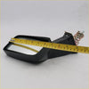 Black plastic square fender side mirror with reflective glass and metal mount for Daihatsu consorte charmant charade fellow