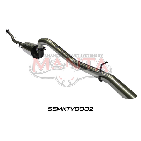 Manta Hilux KUN26R 3.0L D4D 3in Muffler With Cat Exhaust