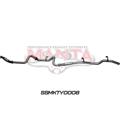Manta VDJ79 V8 S/Cab Ute 3in NO Cat With Hotdog Exhaust